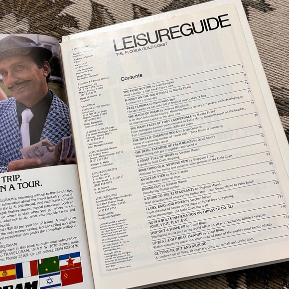 2 - 70’s Vintage Guide Books Coffee Table Florida Gold Coast Miami - Picture 8 of 9